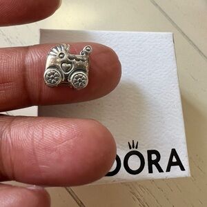 Pandora Silver Baby Carriage